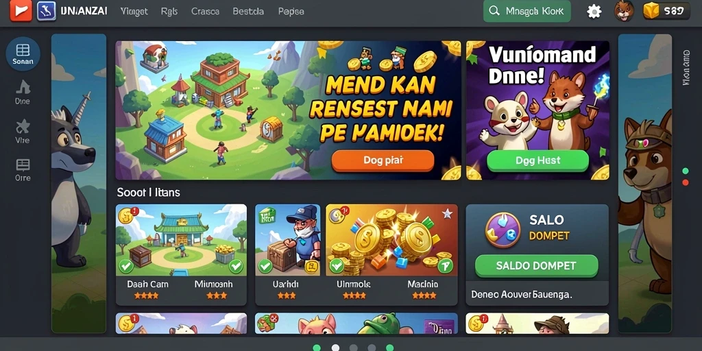 Kompetisi seru dengan pemain dari seluruh dunia.