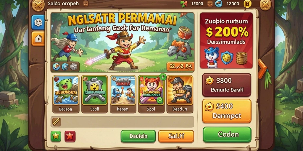 Screenshot fitur event menarik dengan hadiah.