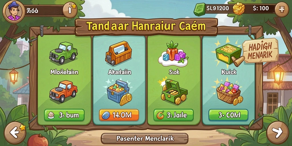 Sistem hadiah yang menarik dengan banyak bonus.